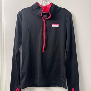 Victoria's Secret Black Pullover with Pink Accents
